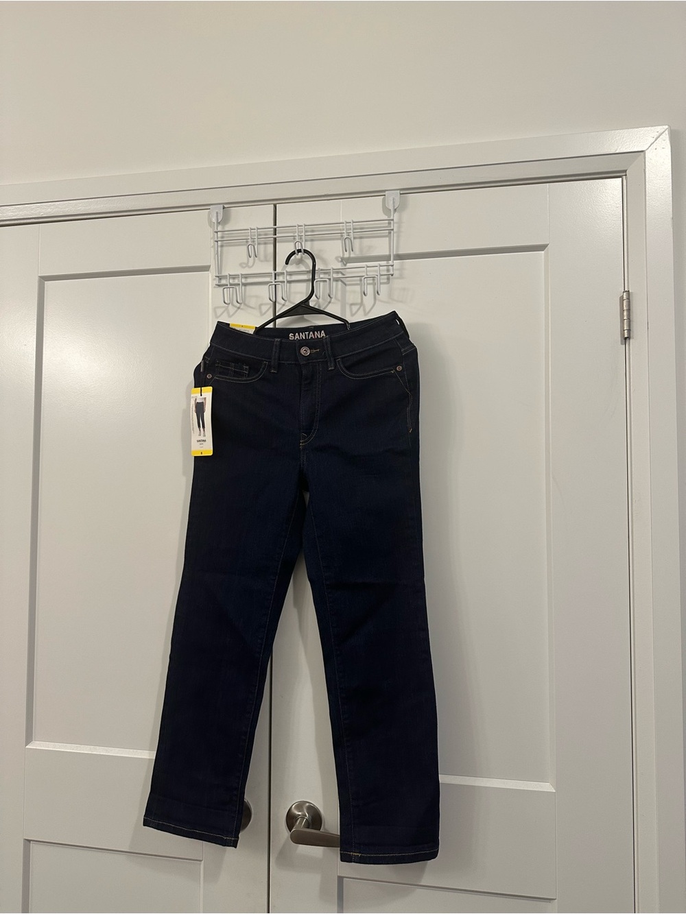 Women’s Dark Blue Straight-Leg Jeans
